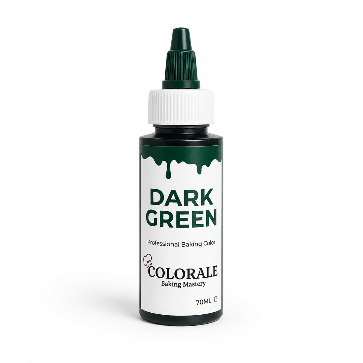 Luxury Gel Food Color – DARK GREEN 70ML