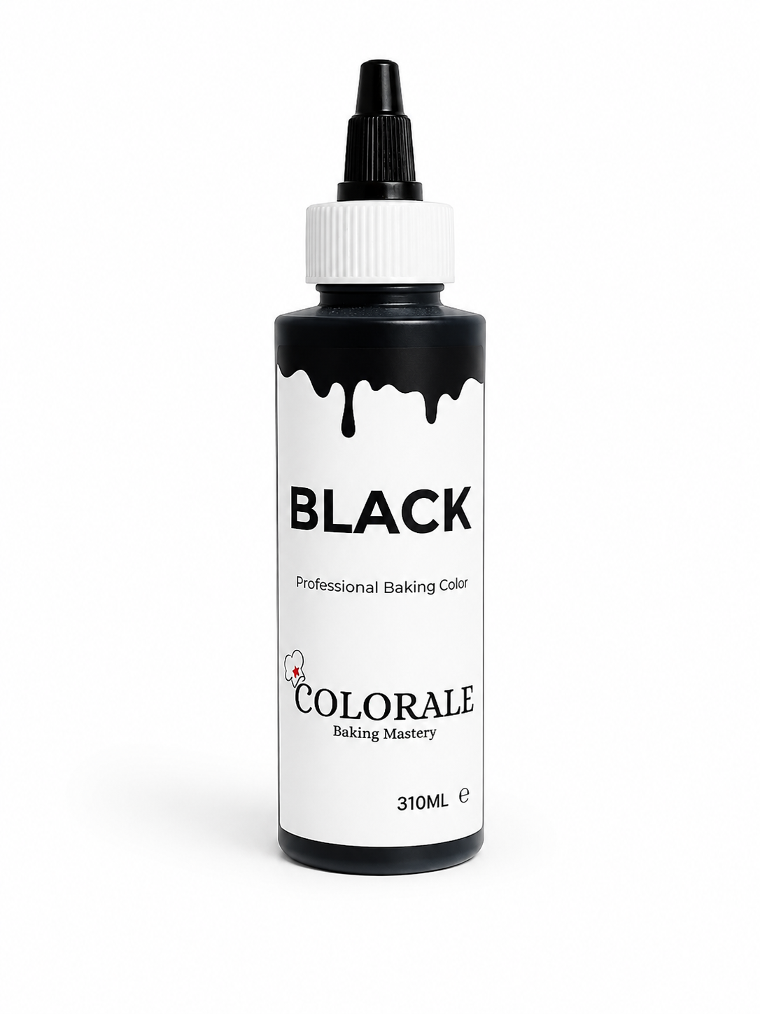 Luxury Gel Food Color – BLACK 310ML